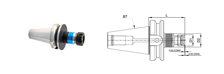 BT40 Synchro Chuck