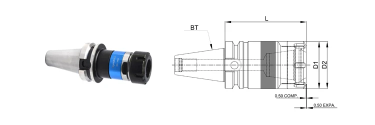 BT40 Synchro Chucks