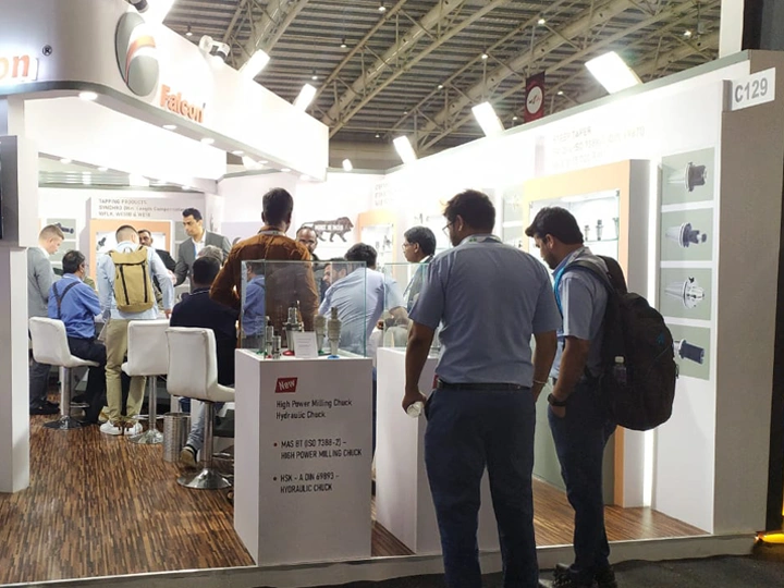 Exploring Falcon Tooling's exhibit at IMTEX 2023 industrial trade fair