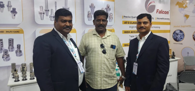 Falcon Precision Tooling Display at Acme 2025