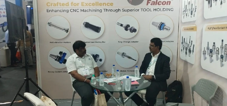 Falcon Showcasing Cutting Tools at Acme 2025
