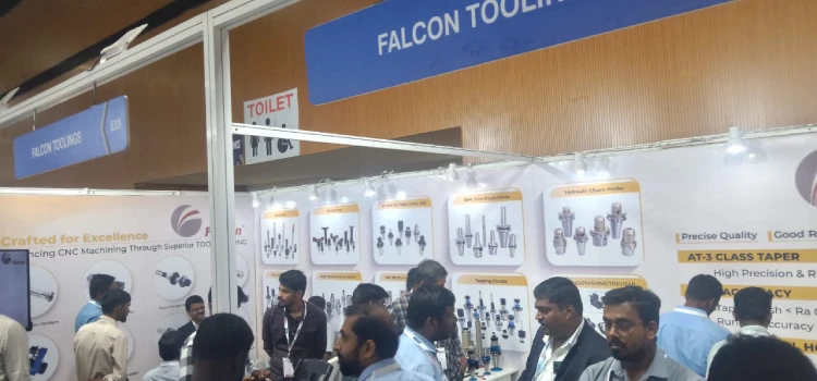 Falcon Stall Crowd at Acme 2025 Expo