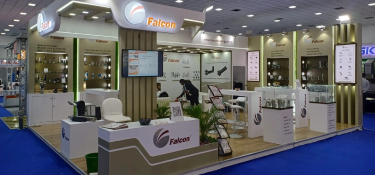 Falcon Stall Display at Intec Expo