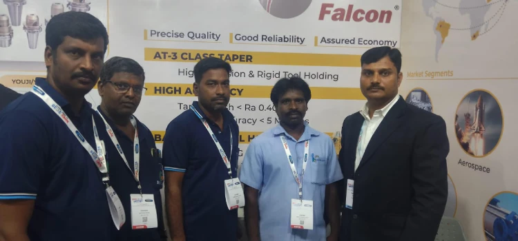 Falcon Team Interacting with Customers at Acme 2025