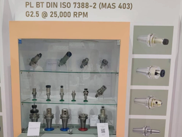 PL BT DIN ISO 7388-2 precision tooling collection showcased at IMTEX 2023