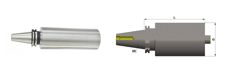 Boring Blank Adaptor SK 40 Standard GPL
