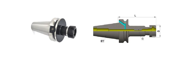 BT 40 - GPL 100mm Tool Holder