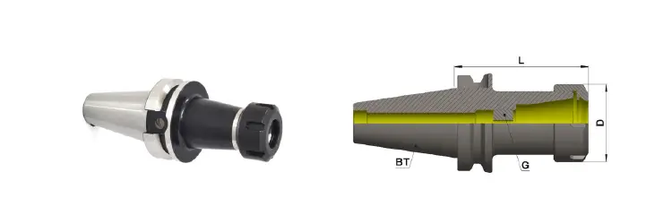 BT 40 - GPL = 100mm