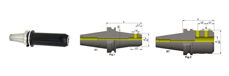 BT 40 - GPL 160mm Tool Holder