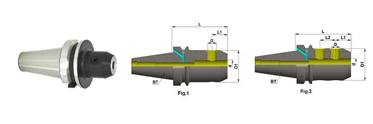 BT 40 - Standard GPL End Mill Holder