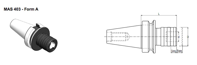 SK (DIN 69871) - QUICK CHANGE TAPPING CHUCK