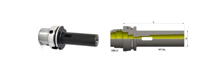 DIN 69893 HSK-A50 Morse Taper Adaptor