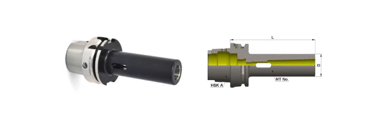 DIN 69893 HSK-A63 Morse Taper Adaptor
