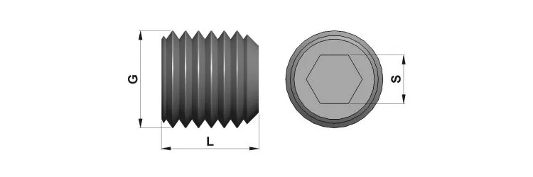 EMH End Mill Holder Grub Screw