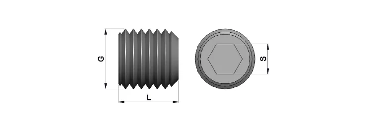 End Mill Holder Grub Screw