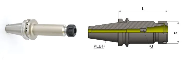 ERS ER Collet Chuck PLBT40 GPL