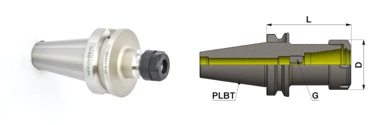 ERS ER Collet Chuck PLBT40 Standard GPL