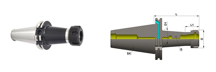 ERS - ER Collet Chuck SK 40 GPL