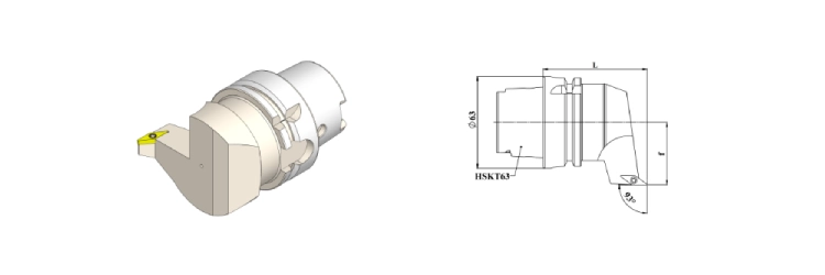 External Turning Tool Screw Clamp SVJC
