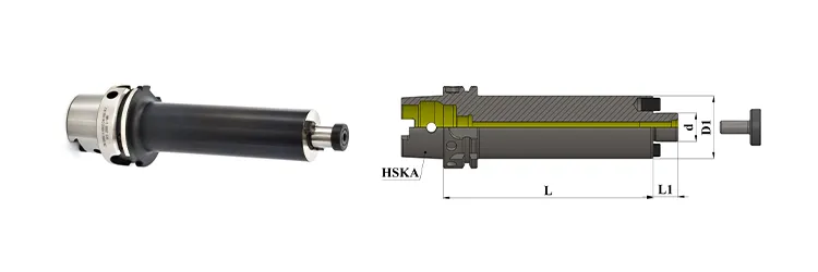 HSK A63 - GPL 160 mm Face Milling Arbor