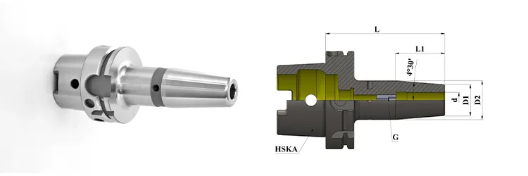 HSK A100 GPL 120mm Tool Holder