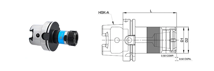 HSK A100 Synchro Chuck