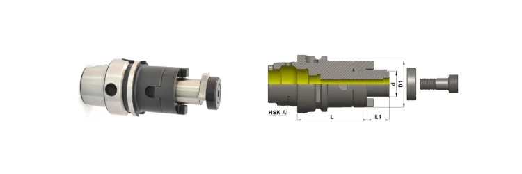 HSK A50 - Combi Shell Mill Holder