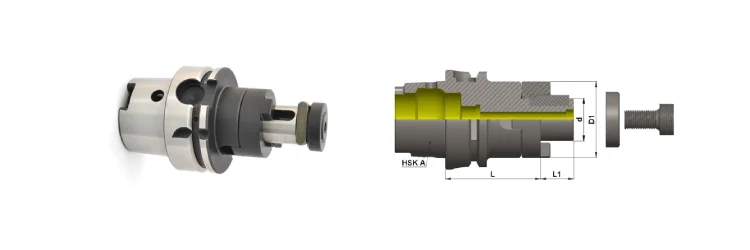 HSK A63 - Combi Shell Mill Holder