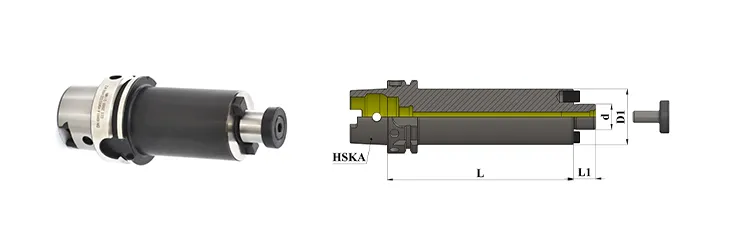 HSK A63 - GPL 100 mm Face Milling Arbor
