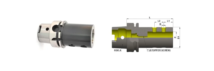 HSK - A63 Side Lock Holder