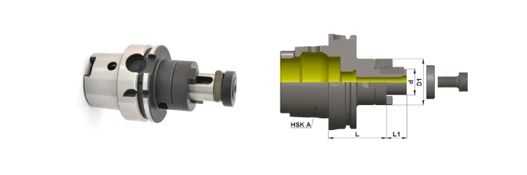 HSK-A100 Shell Mill Tool Holder