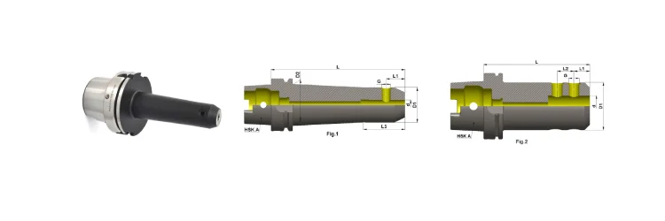 HSK-A100 End Mill Holder (160mm)