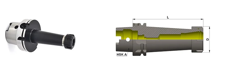 HSK-A100 ER Collet (160mm)