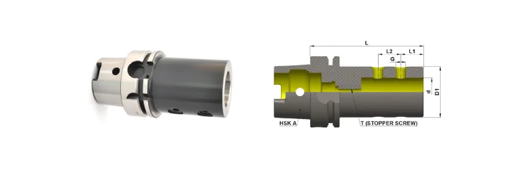HSK-A63 Side Lock Holder Specification