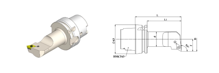 Internal Boring Bars Lever Clamp PDUN