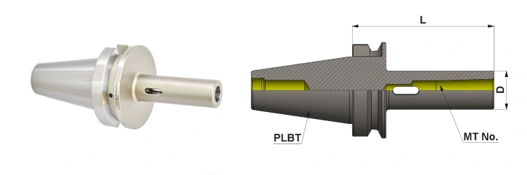 Morse Taper Adaptor  PLBT40 Extended Length
