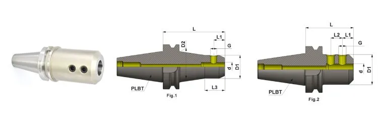 PLBT50 – GPL = 160 mm Dimensions