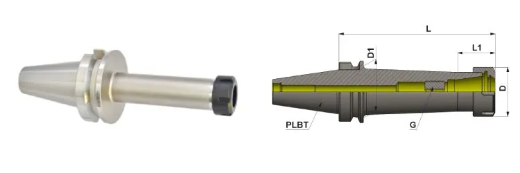 PLBT50 160 mm Dimensions