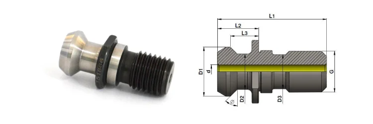 Pull Stud - MAZAK WITH TC
