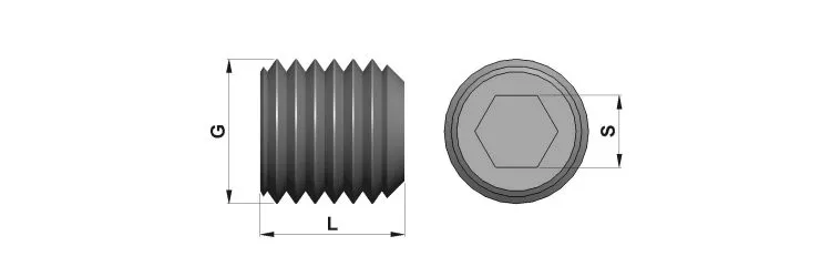 SLA SIDE LOCK HOLDER Grub Screw